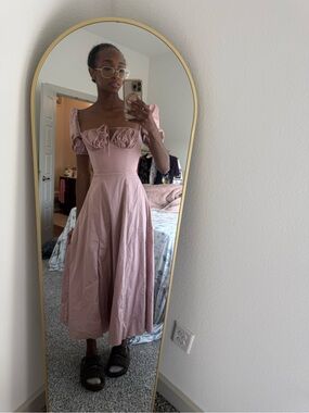 House of CB Pink Tallulah Midi Dress